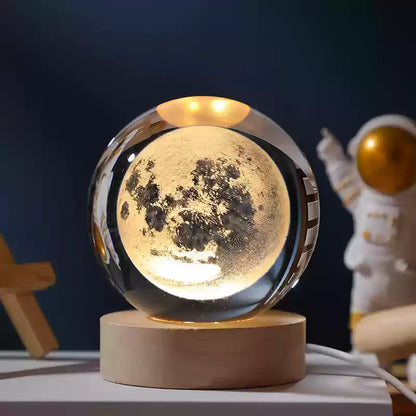 CosmoLuxe™ 3D Crystal Galaxy Lamp – The Magic of the Universe in Your Room.